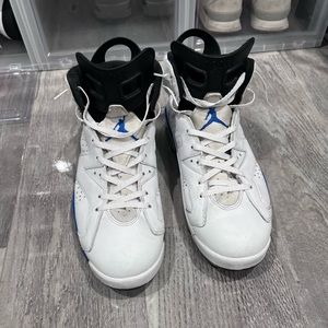 Jordan Sport blue 6’s